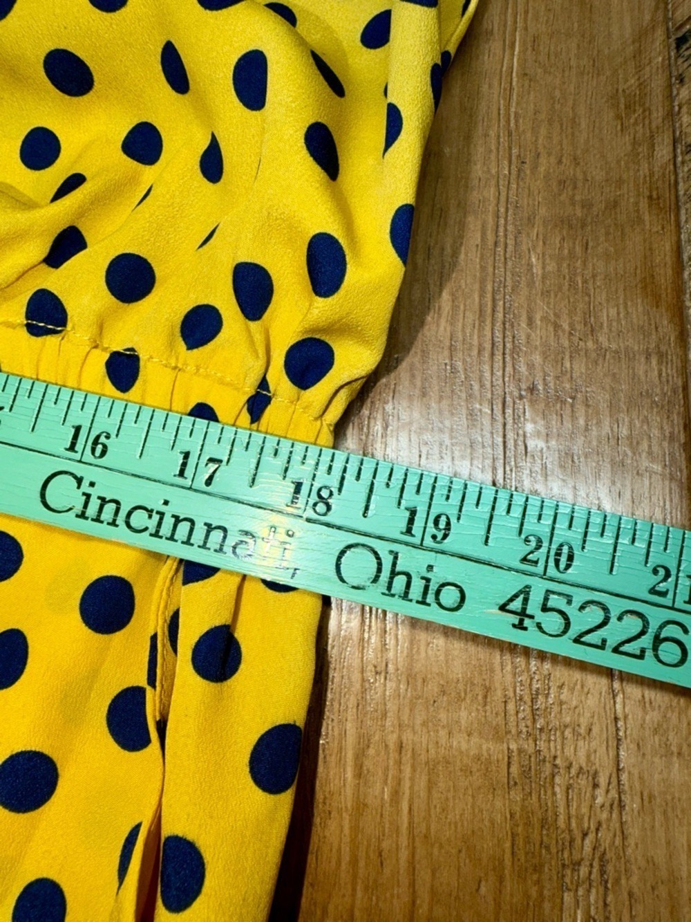 Bebop Mustard Yellow Polka Dot Ruffle Dress | Size Medium - Picture 11 of 11